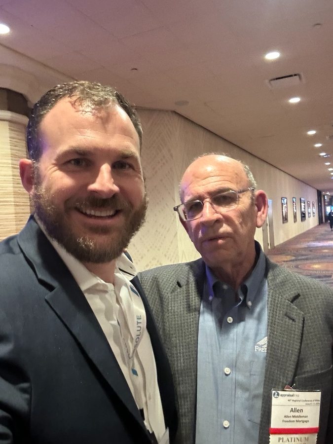 Michael Kelleher with a Freedom Mortgage leader
